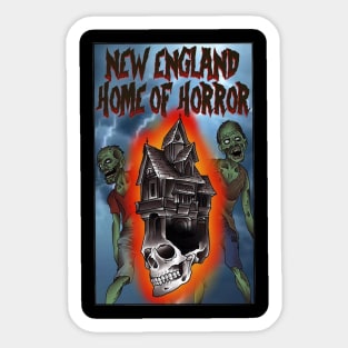 Home Of Horror Classic Zombie Design Sticker